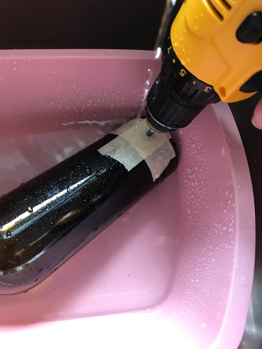 Drilling Bottle Holes